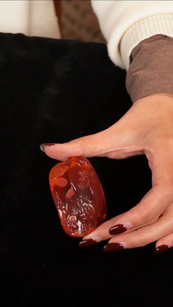 吊坠(不含链)未镶嵌南红玛瑙悟道吊坠