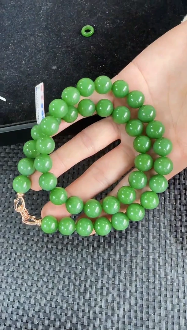 【闪购商品】和田玉（碧玉）项链未镶嵌约12mm