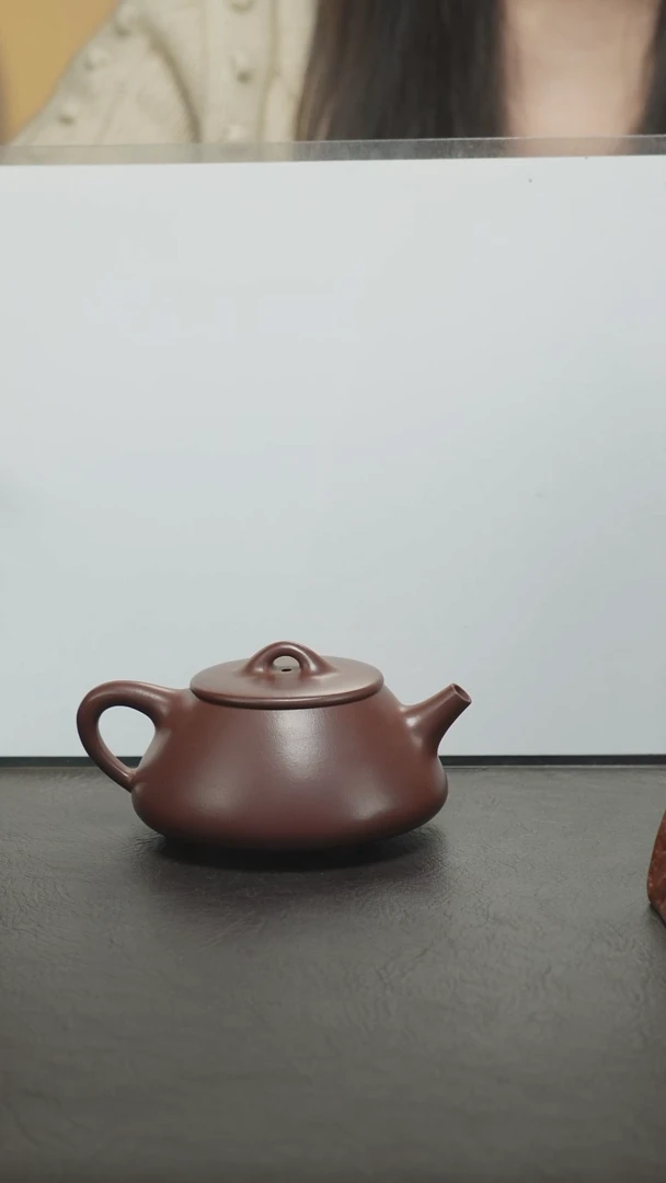 【闪购商品】紫砂茶壶平盖石瓢紫砂壶