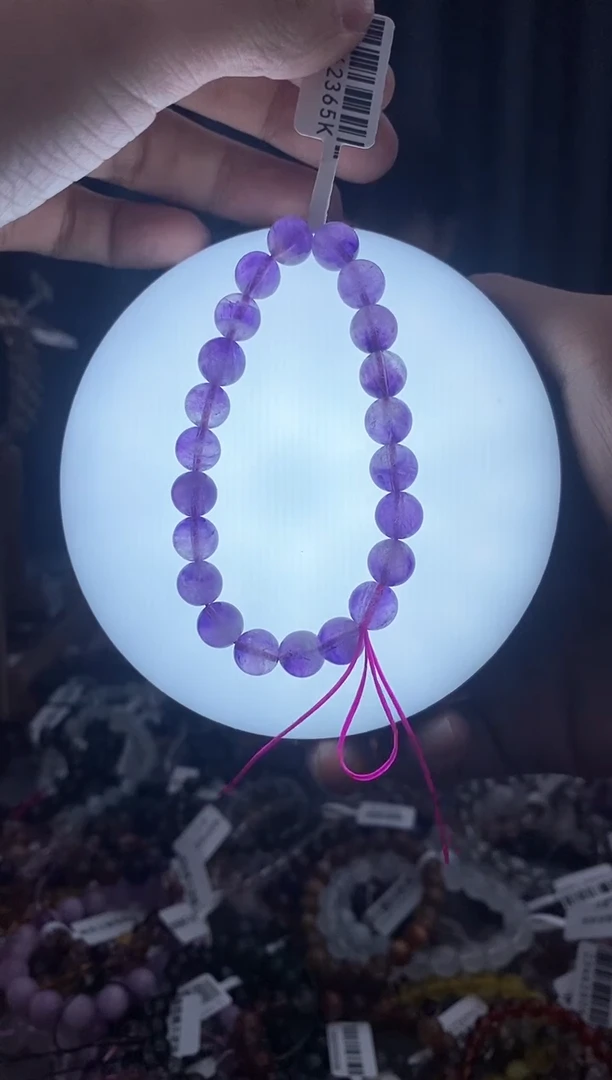【闪购商品】水晶手链未镶嵌紫超七