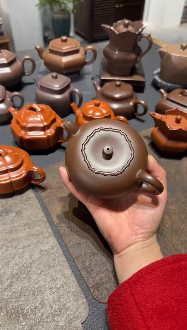 【闪购商品】紫砂茶壶柿柿如意