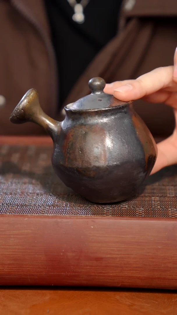 陶瓷奢瓷/瑞寅柴烧茶器（壶）482 微瑕