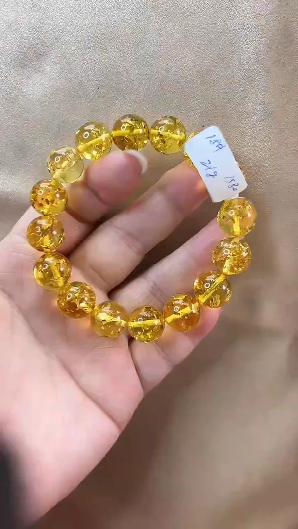 未镶嵌颈饰琥珀手串