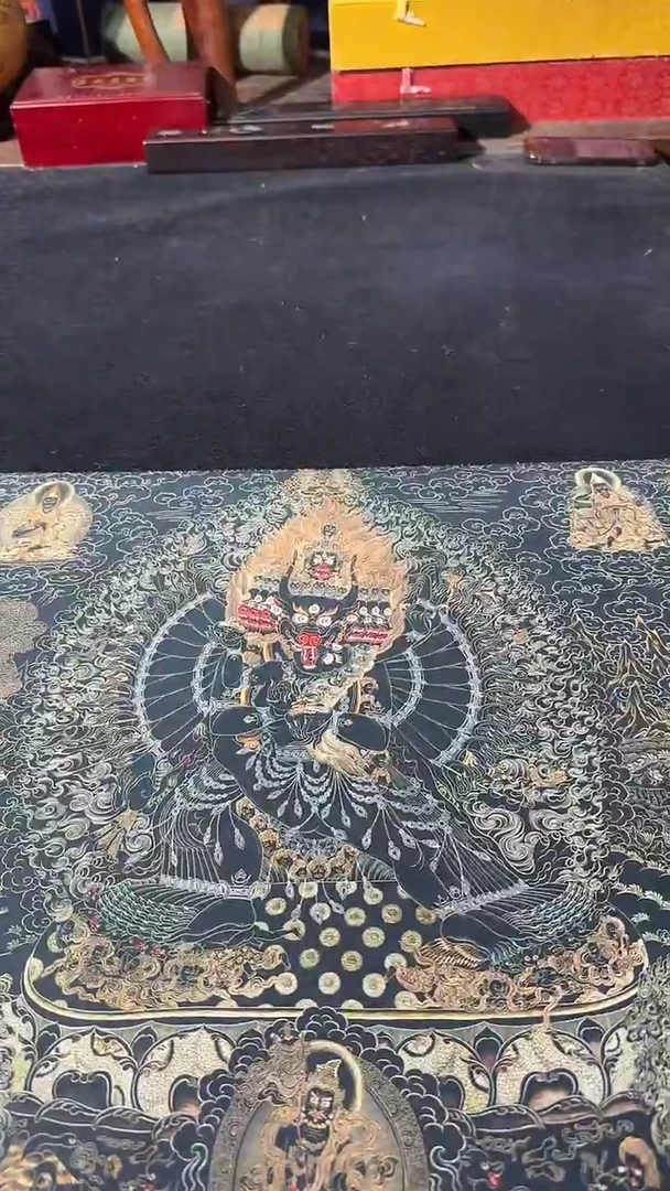 卷轴画藏式珍藏彩绘艺术馆7