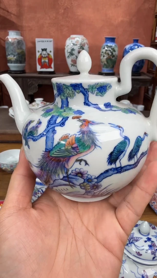 吴义松陶盟手绘陶瓷编码：