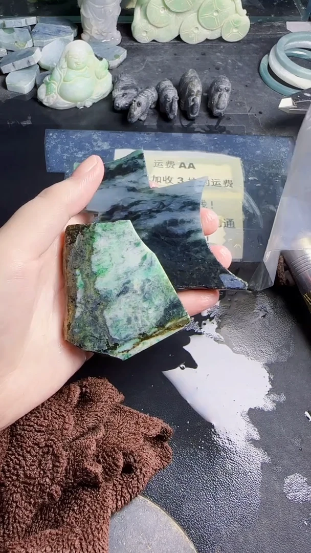 未镶嵌挂件翡翠梓*天然翡翠040