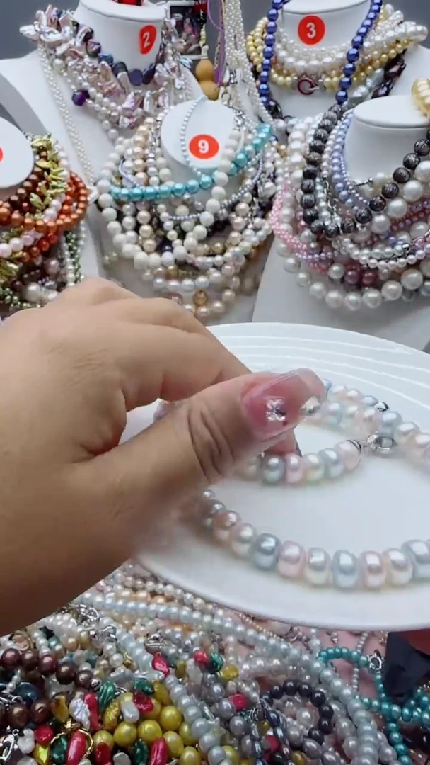 淡水珍珠未镶嵌颈饰1