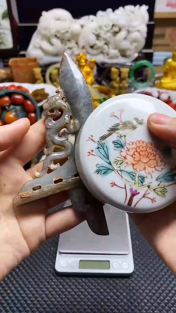 【闪购商品】瓷片瓷片瓷器 摆件1个