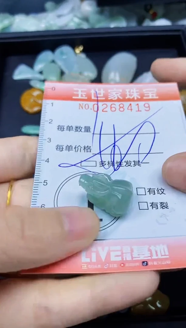 翡翠未镶嵌颈饰闪购0268419多样性发其一