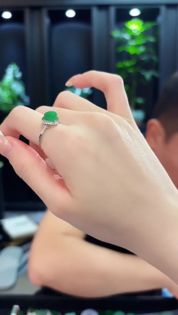 未镶嵌戒指翡翠 缅料A货/支持复检/一件