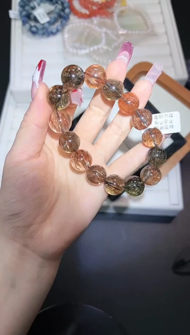 【闪购商品】水晶手串未镶嵌20q多样性发其一/1条默认微瑕