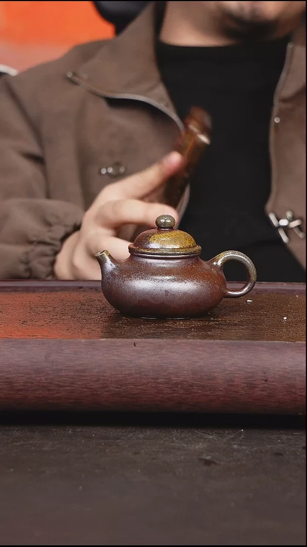 茶壶紫砂柴烧 荣天