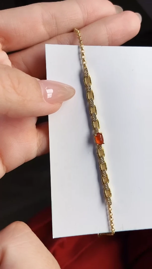 银S925镶嵌手链翡翠12