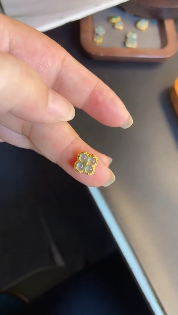 吊坠(不含链)银S925镶嵌翡翠1