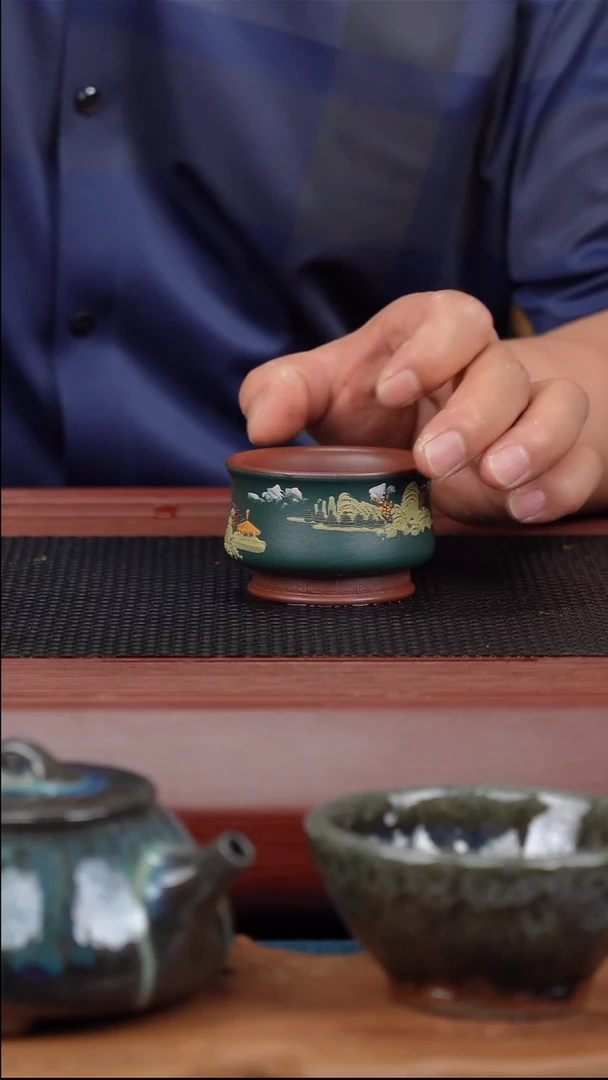 茶杯紫砂紫砂品茗杯