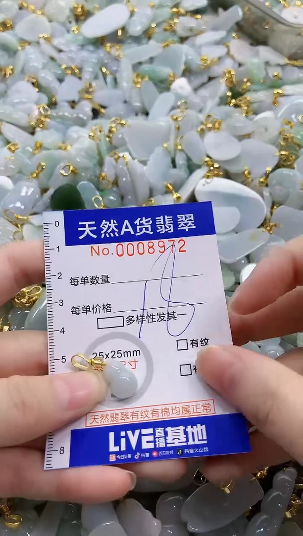 颈饰未镶嵌翡翠天然A货翡翠