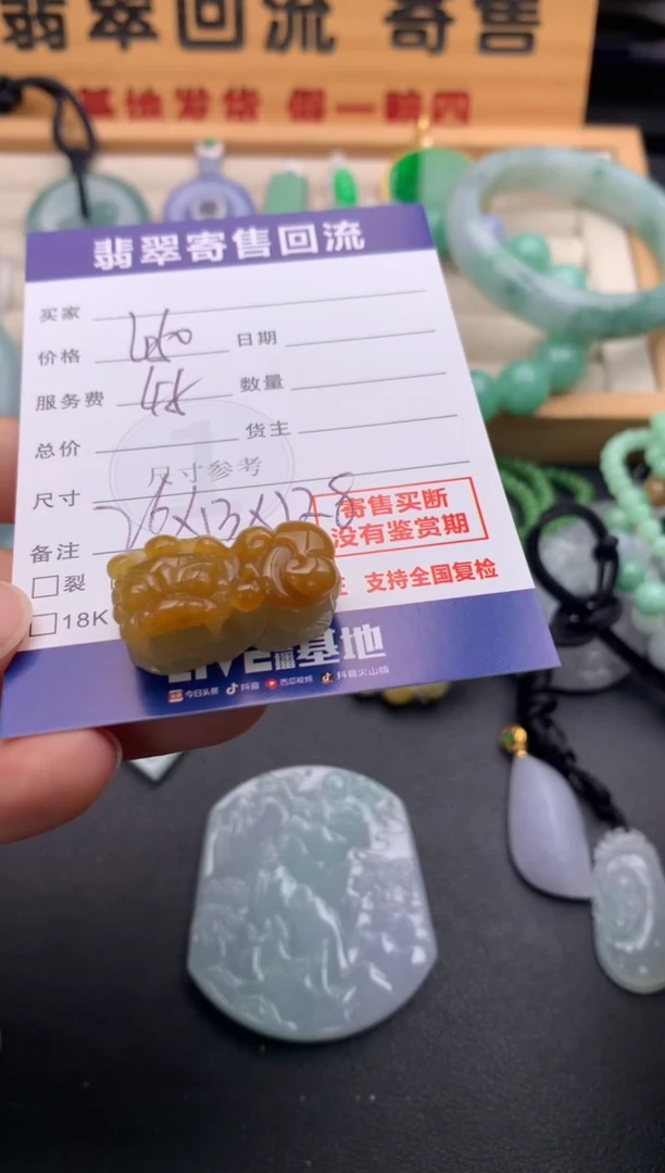 颈饰未镶嵌翡翠10145530