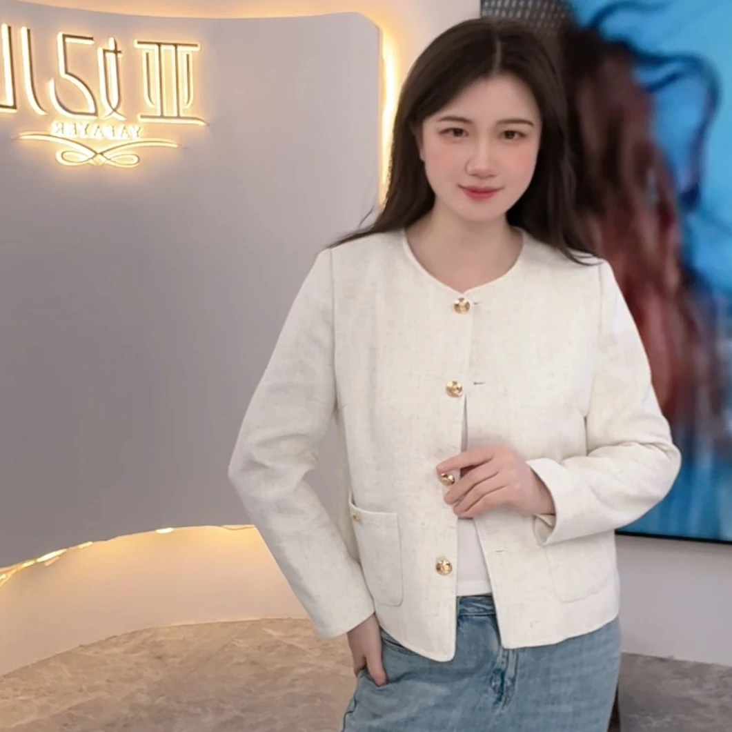 【春日白樱】现货 夏季上衣女外套小香风气质时尚春季法式韩版轻奢