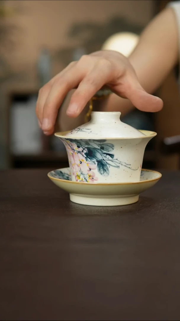 杯景德镇陶瓷杯碗柴烧多人微瑕