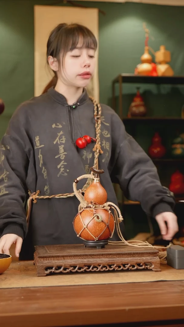 24号精品天然大漆酒葫芦一物一拍~