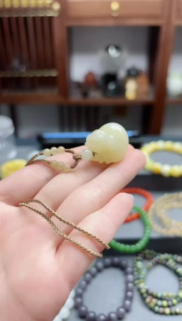 【闪购商品】和田玉吊坠未镶嵌和田玉猪吊坠*1 HX