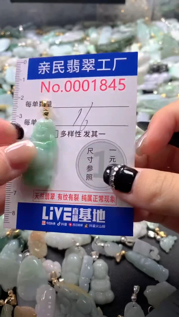 【闪购商品】翡翠吊坠(不含链)未镶嵌1845