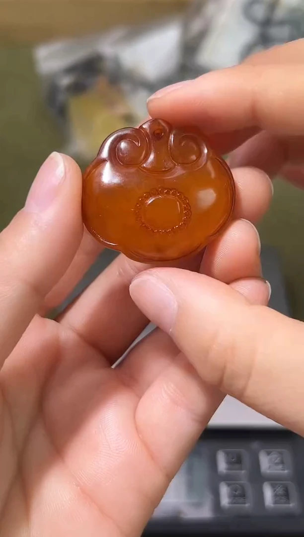 裸石琥珀未镶嵌琥珀蜜蜡吊坠