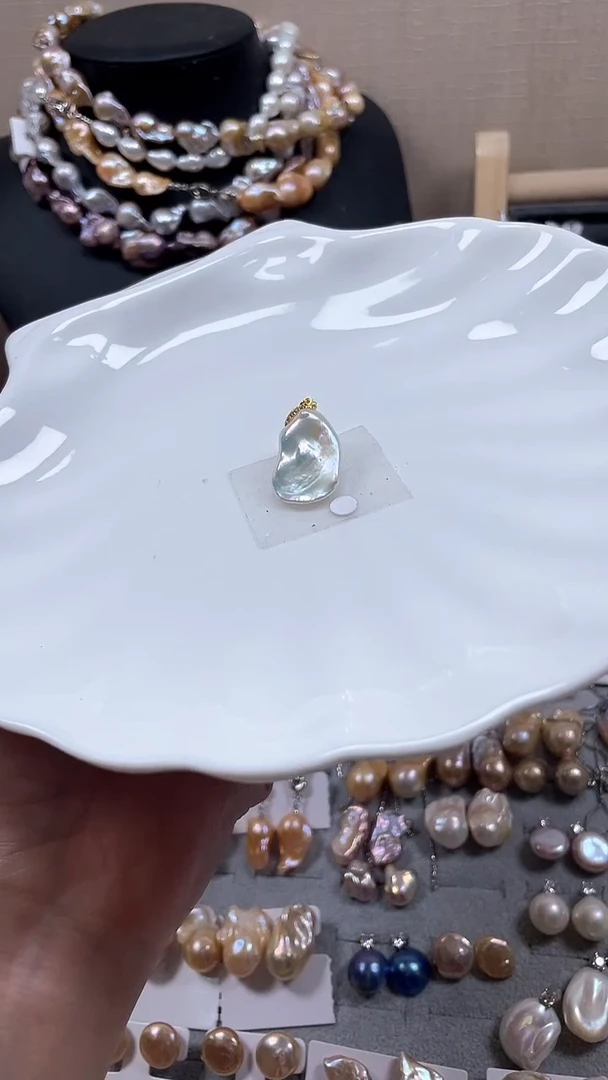 未镶嵌吊坠淡水珍珠～****～【纯恬饰品】