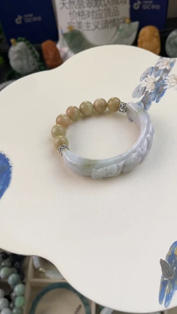 未镶嵌手链翡翠手工定制默认微瑕主播介绍为准