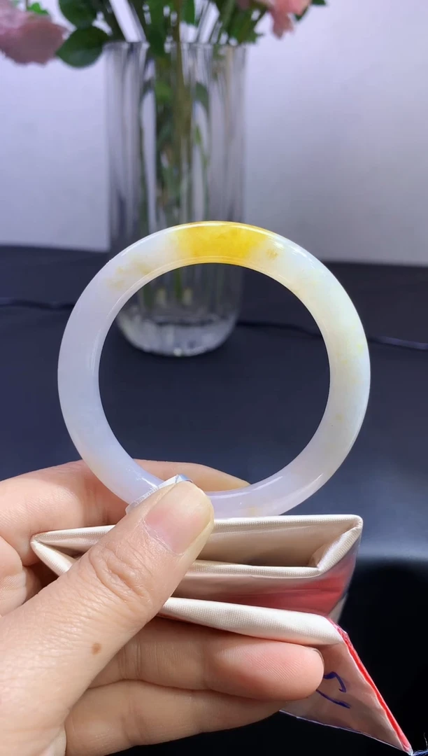 未镶嵌手镯翡翠翡翠手镯圈口54.9-t5