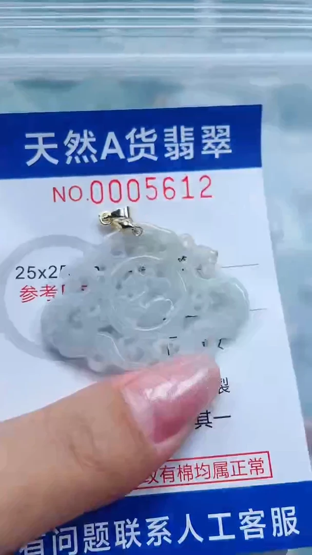 翡翠未镶嵌吊坠(不含链)1