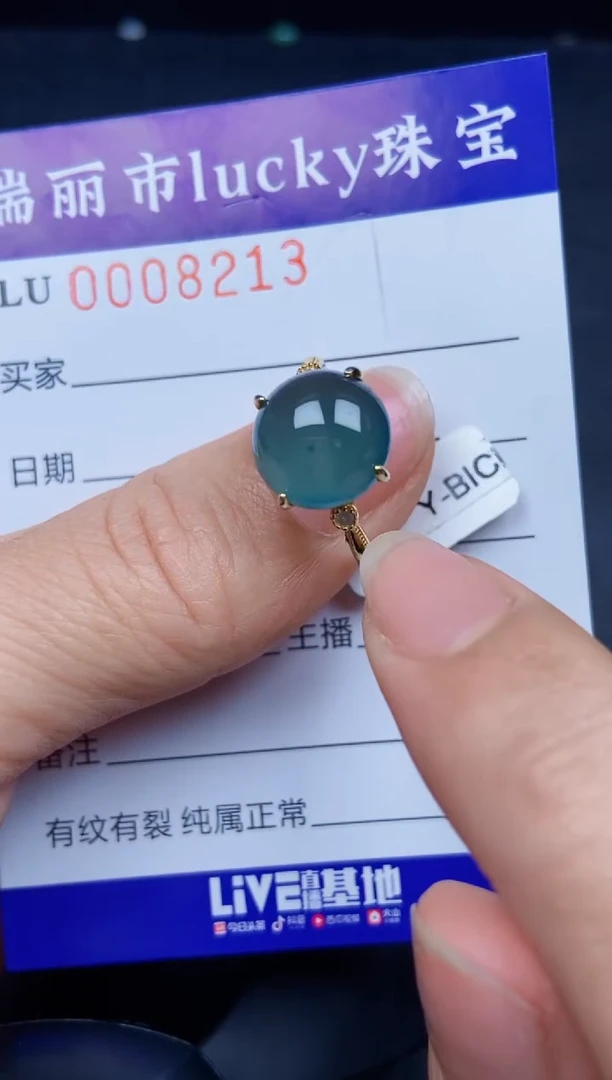 【闪购商品】翡翠颈饰银S925镶嵌8213