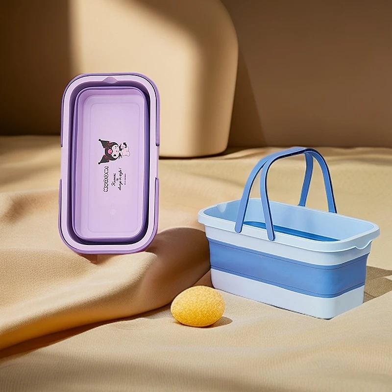 【拖把桶】三丽鸥家用手提折叠长方形便携式拖把桶手提可折叠拖把桶