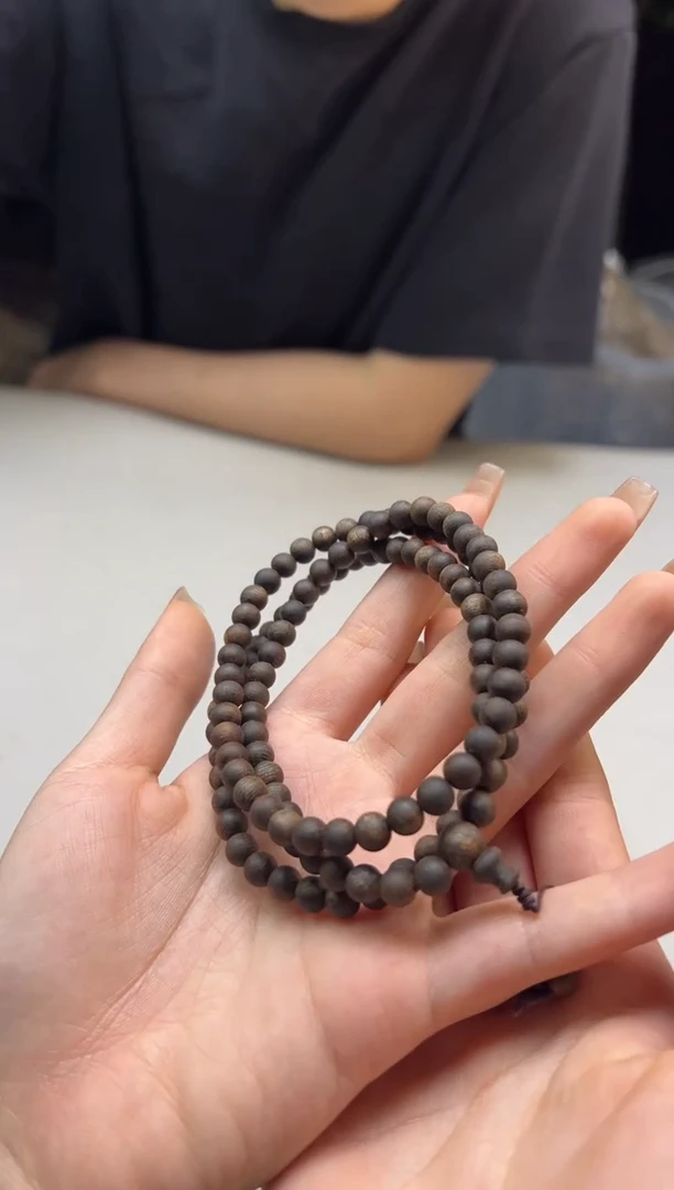 手串沉香K4奇楠沉香沉水浮06多圈多样性发一