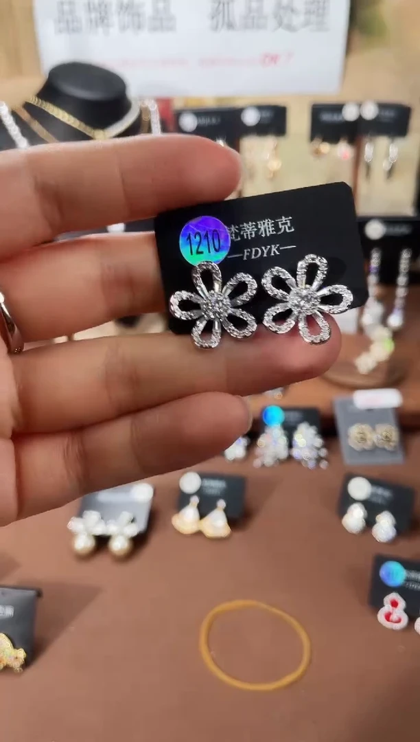 合金925银锆石梵1210