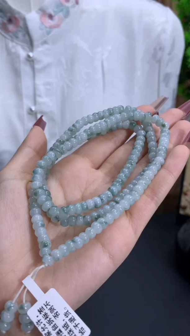 【闪购商品】翡翠手链未镶嵌卡5.8mm