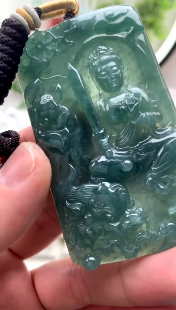 【闪购商品】翡翠颈饰未镶嵌文殊