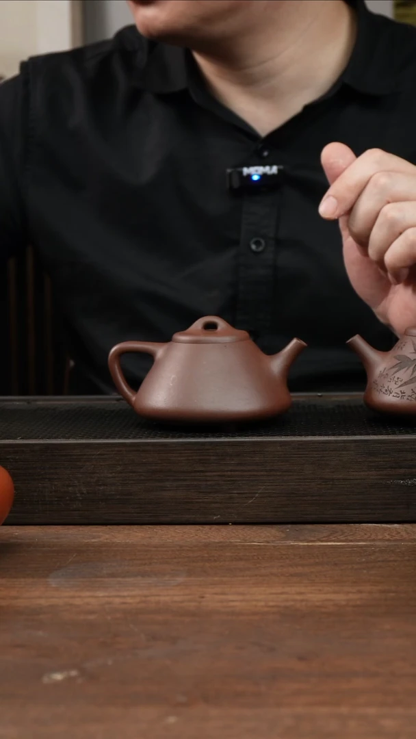 茶杯紫砂紫泥子冶石瓢     180CC