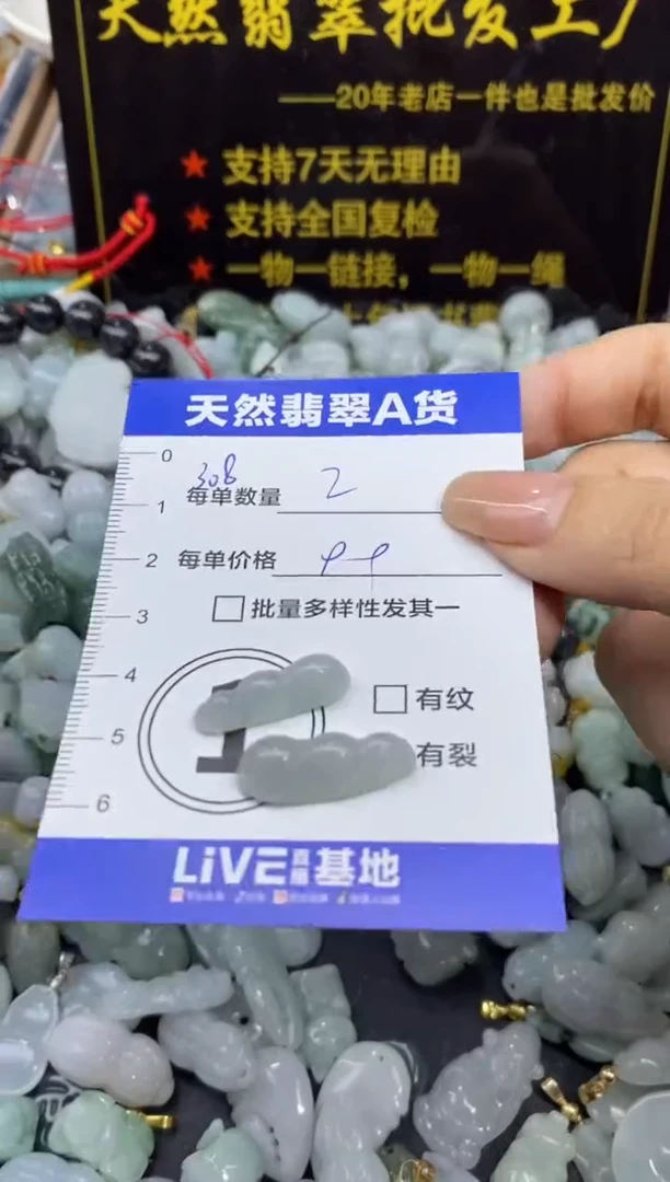 颈饰未镶嵌翡翠天然翡翠A货批量多样性发一件