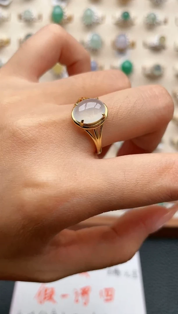 【闪购商品】翡翠戒指银S925镶嵌1111