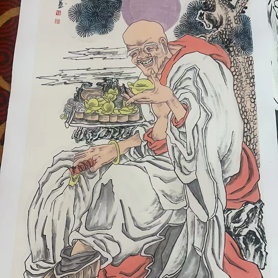 橱窗展示/文峰美术/原名王奉超笔名鲁钰/宣纸国画/有证书