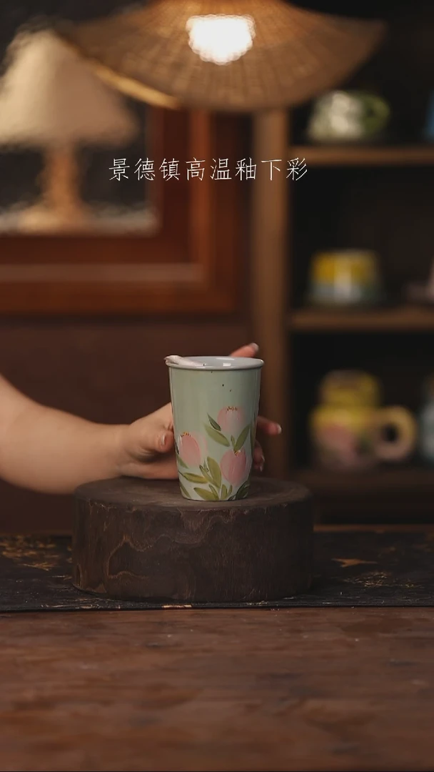 陶瓷景德镇高温釉下手绘陶瓷144