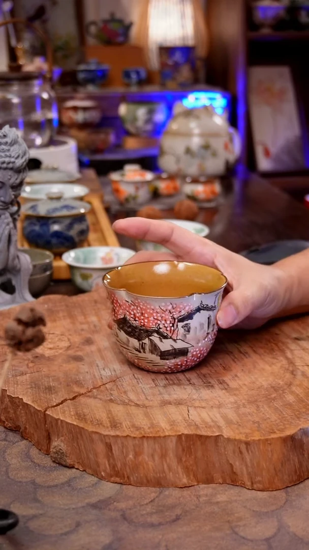 杯子划扣手工手绘手工手绘