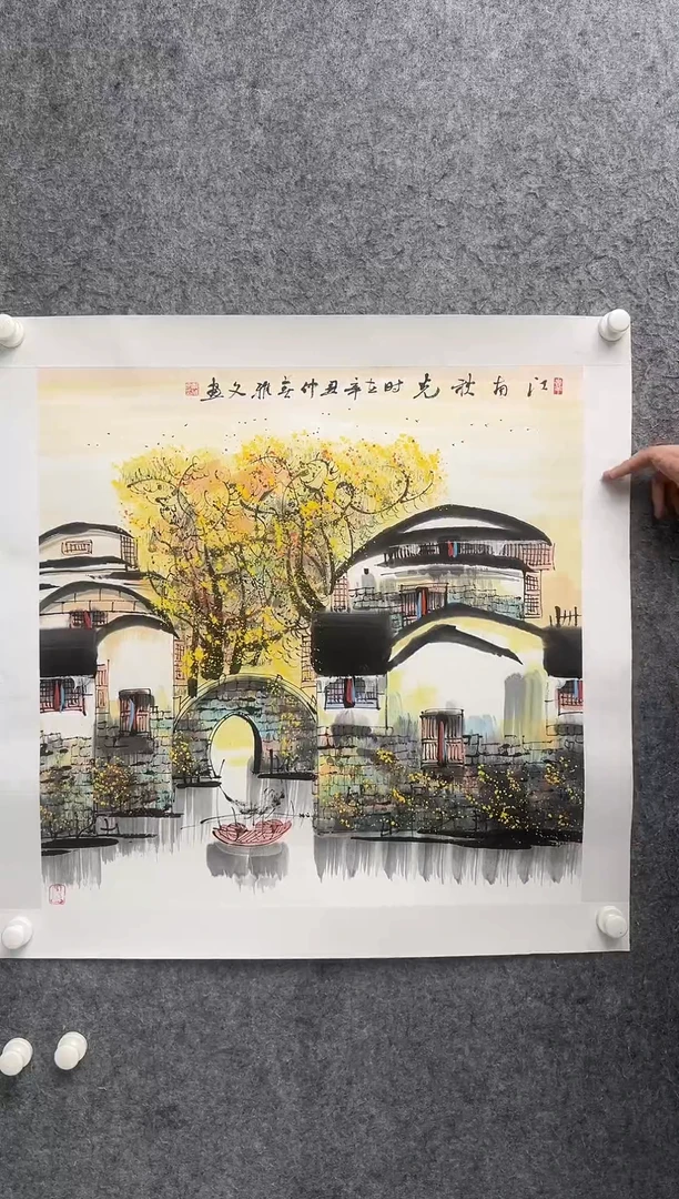 油画郑雅文-4平尺-国画