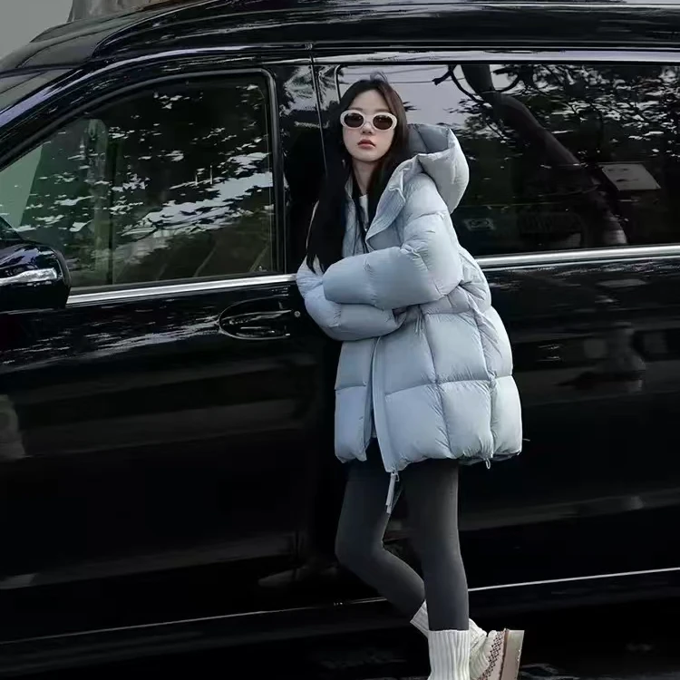 【薇薇专属】2024新款爆款云感泡芙系列90白鸭绒羽绒服