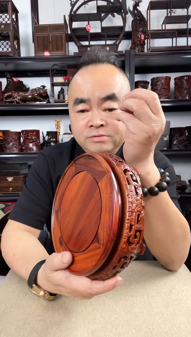 木598瑕疵老李红木工艺品