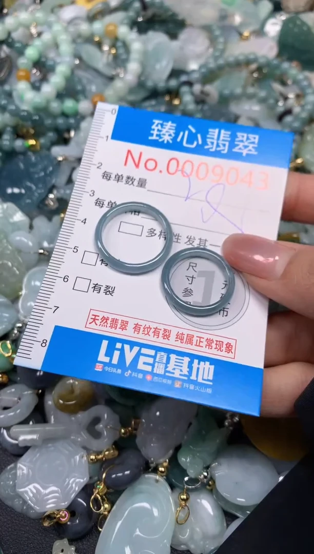 【闪购商品】翡翠颈饰未镶嵌含绳0009043