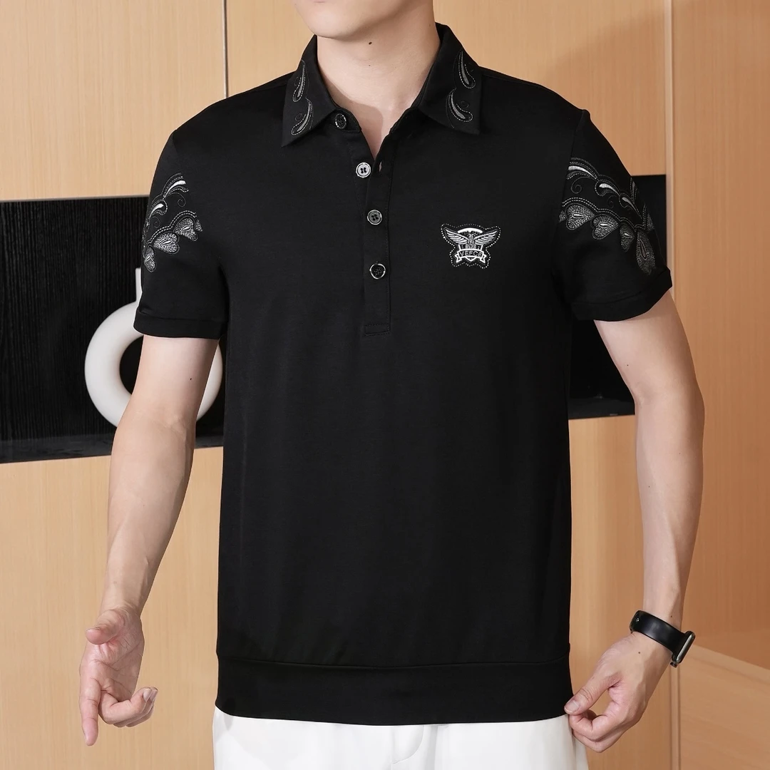 polo衫男士夏季短袖薄款上衣时尚休闲透气半袖翻领