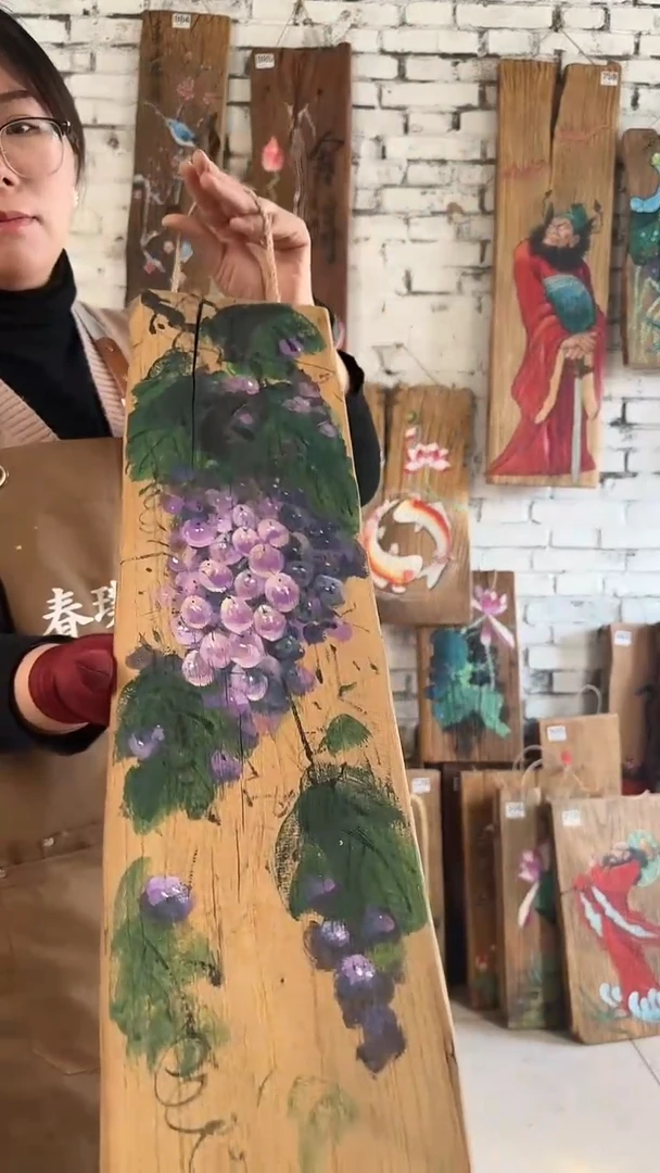 【闪购商品】桃核吊坠359号核桃门板画