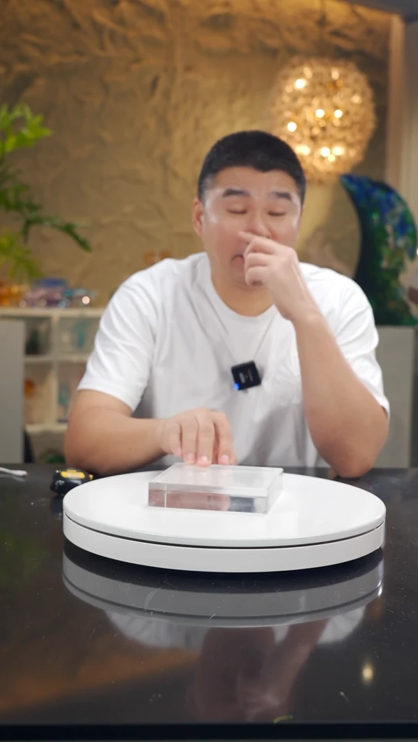 摆件14*14cm水晶底座